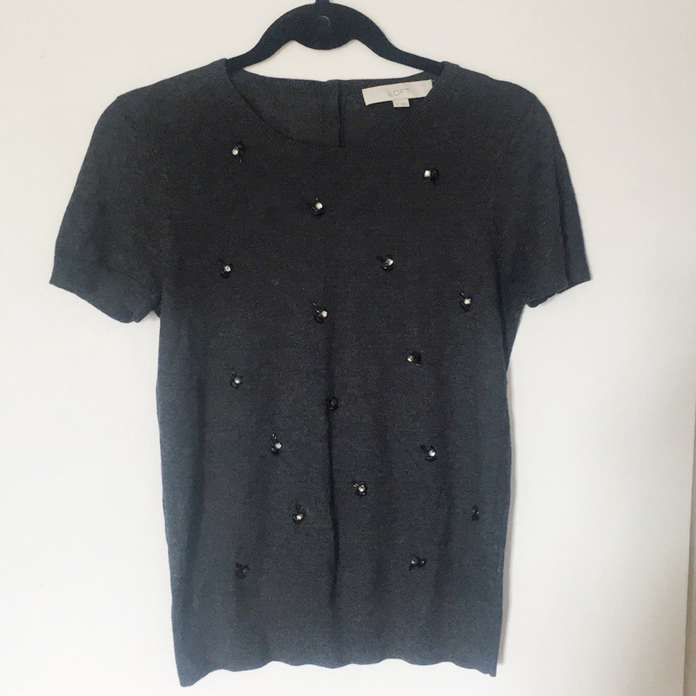 Ann Taylor seasonless sweater tee